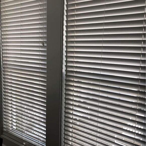 Bali faux wood blinds 27” by 69”. - Picture 3 of 4